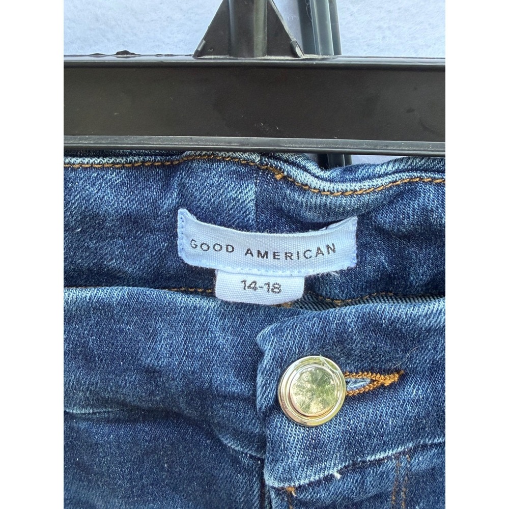 Good American Women's Skinny Jeans - Dark Blue Denim